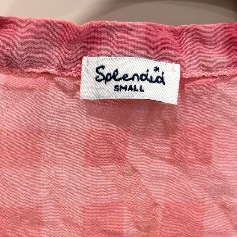 Splendid plaid button down top - Picture 2 of 5